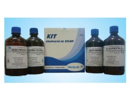 KIT CONJUNTO COLORAÇÃO DE GRAM - 4 X 500 ML